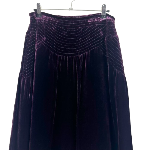 Entracte jupe mi-longue en velours - Taille M - Très bon état - Photo 4